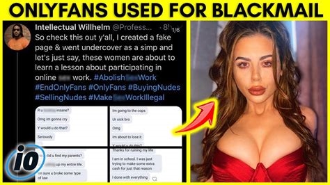 only fans blackmail nude